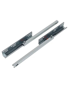 Мебельные направляющие 350 мм сталь цвет серебро Larvij