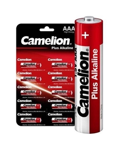 AAA Батарейка CAMELION Plus Alkaline LR03-BP1x10P, 10 шт. Camelion