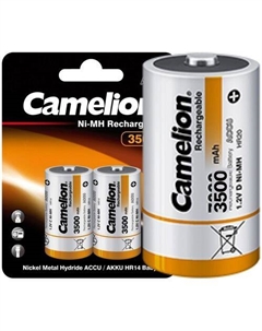 C Аккумуляторная батарейка CAMELION NH-C3500BP2, 2 шт. 3500мAч Camelion