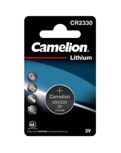 CR2330 Батарейка CAMELION Lithium CR2330-BP1, 1 шт. Camelion