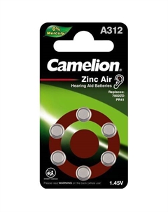 A312 Батарейка CAMELION PR41, 6 шт. Camelion