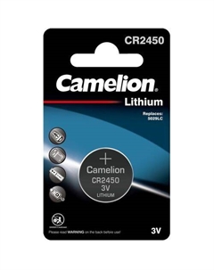 CR2450 Батарейка CAMELION Lithium CR2450-BP1, 1 шт. Camelion