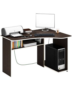 Стол компьютерный Триан-1 правый угловой, ЛДСП, венге Мастер