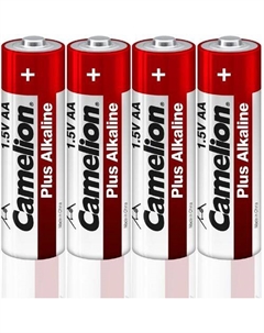 AA Батарейка CAMELION Plus Alkaline LR6-SP4, 4 шт. Camelion