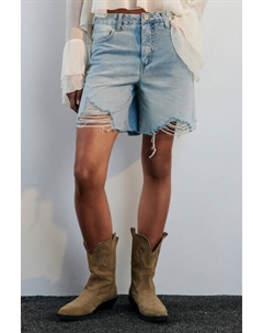 Шорты джинсовые с рваными краями Befree