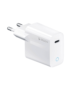 Сетевое зарядное устройство (11424) Wall charger 20W 3.0А Type-C/LED-индикатор (белый) Deppa