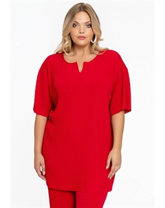 Туника WITH SHORT SLEEVES, красный Yoek
