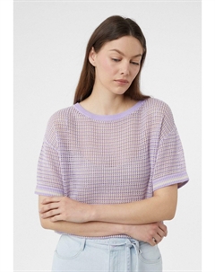 Футболка с принтом, фиолетовый Comma casual identity