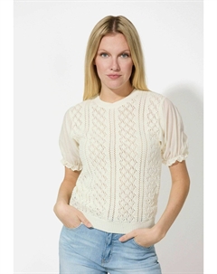 Футболка с принтом, кремовый More&more