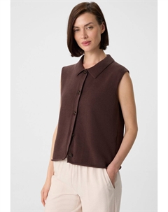 Жилет, темно-коричневый Comma casual identity