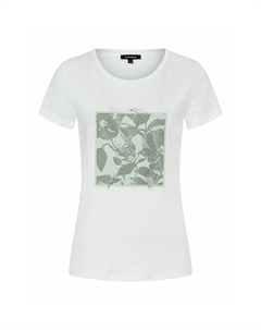 Футболка с принтом PLACEMENT, кремовый More&more