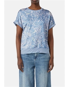 Футболка с принтом, синий Comma casual identity