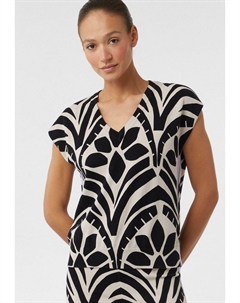 Футболка с принтом, черный Comma casual identity