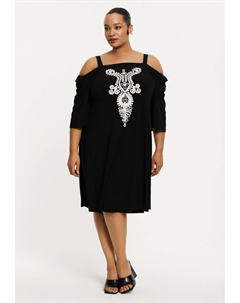 Повседневное платье OFF-SHOULDER, черный Yoek