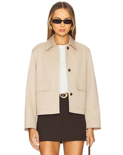 Куртка в стиле пэчворк, soft taupe Theory