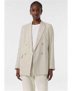 Блейзер FEINER MIT LOGO-FUTTER, кремовый Comma casual identity