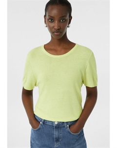 Базовая футболка KURZÄRMELIGER, светло-зеленый Comma casual identity
