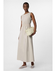 Платье макси ÄRMELLOSES MIT CUT-OUT, бежевый Comma casual identity