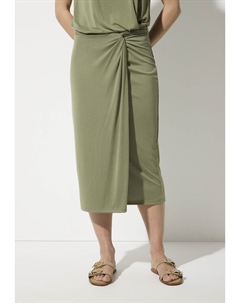 Юбка с запахом OPTIK - Pencil skirt, хаки More&more