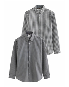 Рубашка 2 PACK, серый Next