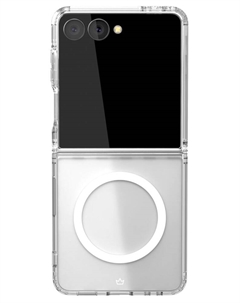 Чехол-накладка Crystal Case с MagSafe для Samsung Z Flip7 Прозрачный Vlp