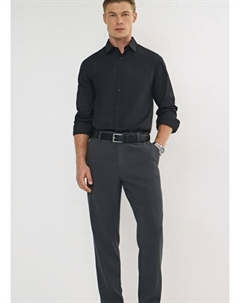 Классические брюки Slim fit, Серый Ostin