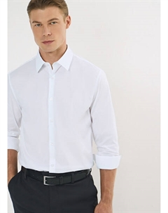 Рубашка из эластичной ткани, Белый Ostin