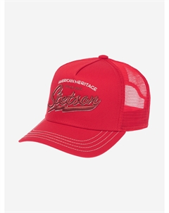 Бейсболка с сеточкой  7751171K TRUCKER CAP AMERICAN HERITAGE CLASSIC (красный), Красный Stetson