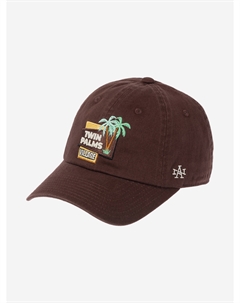 Бейсболка  SMU674A-TWINP Twin Palms Village (коричневый), Коричневый American needle
