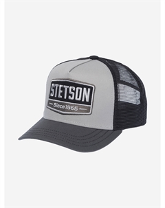 Бейсболка с сеточкой  7751107K TRUCKER CAP GASOLINE (серый), Серый Stetson