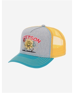 Бейсболка с сеточкой  7761183K TRUCKER CAP FUN (серый), Серый Stetson
