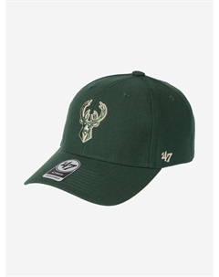 Бейсболка  BRAND K-MVP13WBV-DGA Milwaukee Bucks NBA (зеленый), Зеленый '47