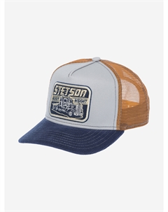 Бейсболка с сеточкой  7761174K TRUCKER CAP HEAVY DUTY (синий), Синий Stetson