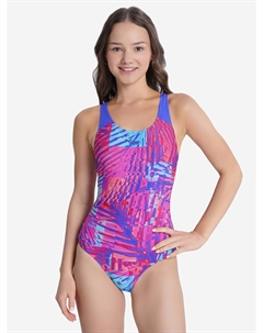 Купальник слитный для девочек, Синий Speedo