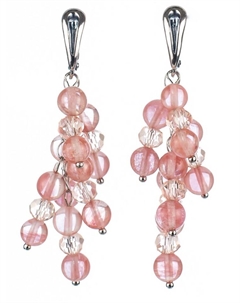 Серьги Бусики-колечки