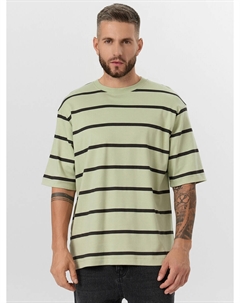Футболка мужская салатовая в полоску Mark formelle