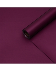 Пленка для цветов тонированная, матовая, красный пурпур, 0.5×10 м ±1 см, 65 мкм Upak land