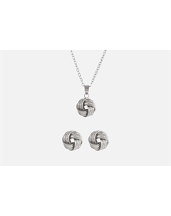 Комплект украшений: подвеска и серьги Серебро 3 шт Настроение женщины