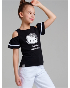 Фуфайка трикотажная для девочек (футболка) Playtoday tween