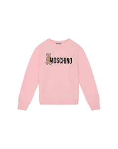 Свитшот с лого, розовый Moschino