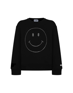 Свитшот, принт смайлик Moschino