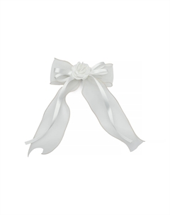 Бант с розочкой и лентами Rena chris