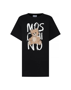Платье, принт мишка Moschino