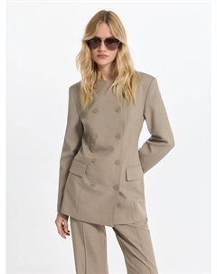 Двубортный жакет с вискозой Love republic