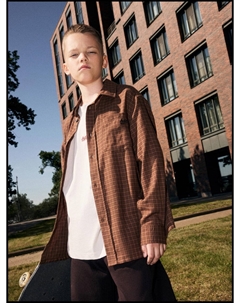 Рубашка в клетку для мальчиков Sela