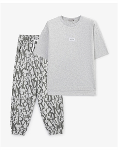 Пижама для мальчика трикотажная мультицвет Gulliver