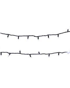 Гирлянда NEON-NIGHT 315-173 нить 20м (4 модуля x 5м) 200 LED СИНИЙ черный каучук IP67 эффект мерцания 230В соединяется, нужен блок 315-000 Neon-night