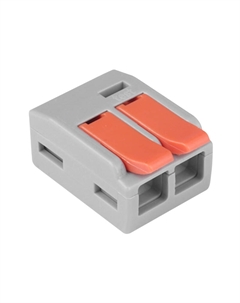 Клемма 07-5270-5 универсальная СМК 222-612/221-612, 2-проводная серая 0,5-4/6 мм? (блистер 5 шт/уп) Rexant