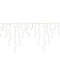 Гирлянда NEON-NIGHT 255-353 Бахрома (Айсикл) 4,0х0,6м 128 LED СИНИЙ белый каучук 2,3мм IP67 эффект мерцания 230В нужен блок 315-001 Neon-night