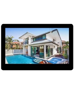 Видеодомофон NEO HD SE Tuya (Black) с сенсорным IPS экраном 7 дюймов, работа с мобильным приложением Smart Life, Подключение 2-х вызывных панел Tantos